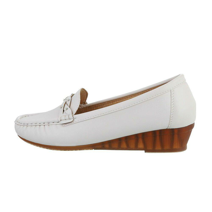 Damen Mokassins - white