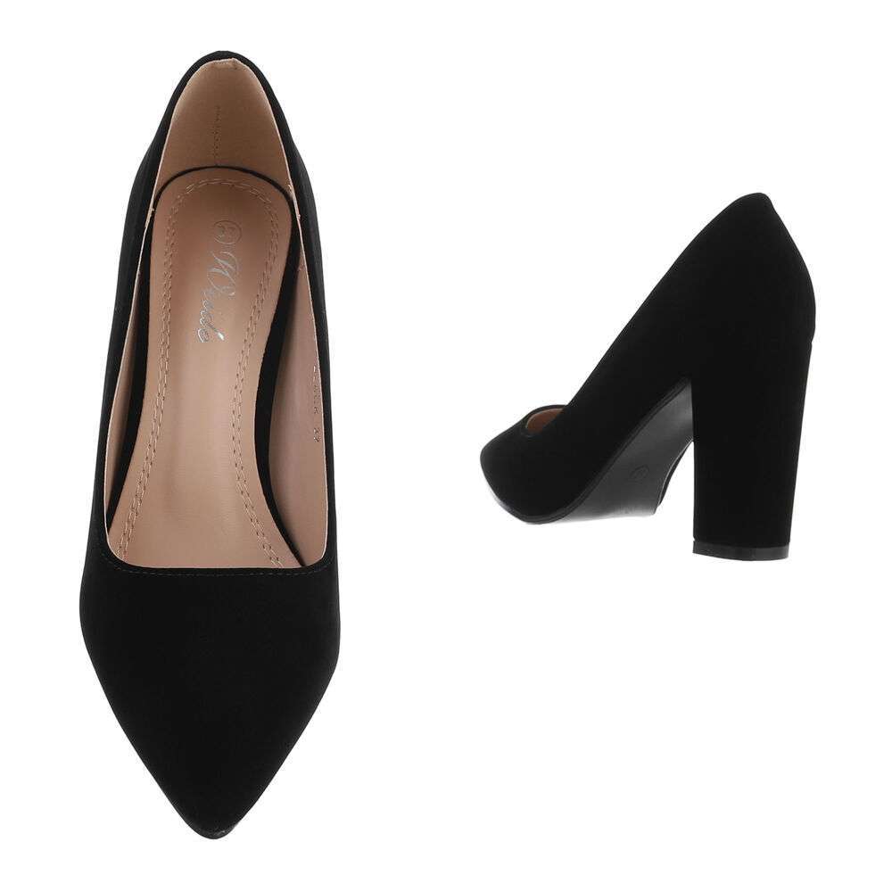Pantofi cu toc înalt pentru femei - negru - image 3