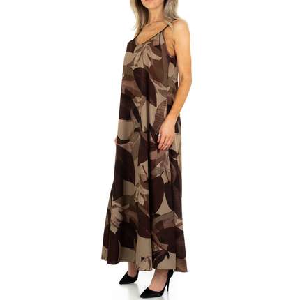 Damen Maxikleid von Voyelles - brun