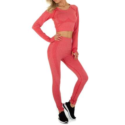 Damen Jogging- & Freizeitanzug von Holala Gr. One Size - red