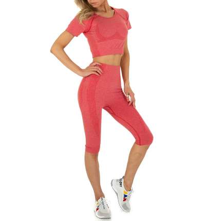 Damen Jogging- & Freizeitanzug von Holala Gr. One Size - red