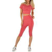 Damen Jogging- & Freizeitanzug von Holala Gr. One Size - red