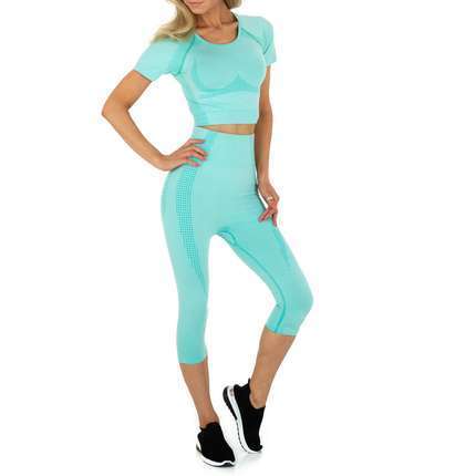 Damen Jogging- & Freizeitanzug von Holala Gr. One Size - turkis