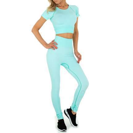 Damen Jogging- & Freizeitanzug von Holala Gr. One Size - turkis