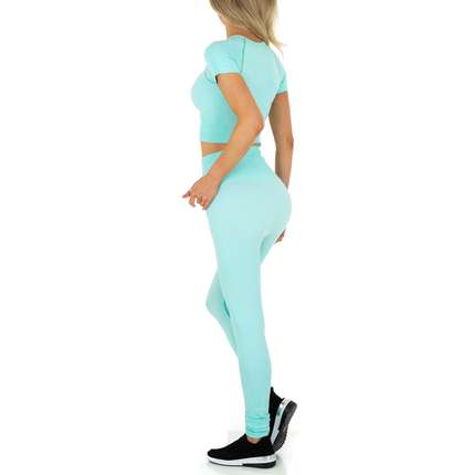 Damen Jogging- & Freizeitanzug von Holala Gr. One Size - turkis