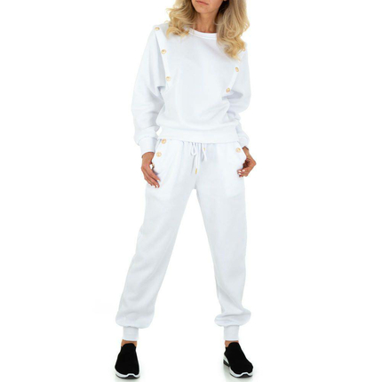 Damen Jogging- & Freizeitanzug von Emma&Ashley - white