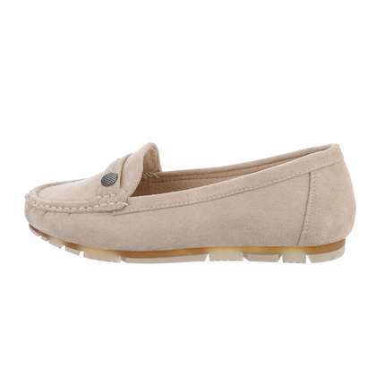 Damen Mokassins - beige