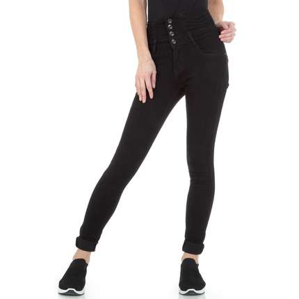 Damen High Waist Jeans von Mila Denim - black
