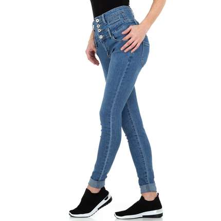 Damen High Waist Jeans von Mila Denim - blue