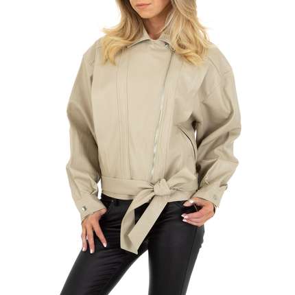 Damen Bikerjacke von JCL - cream