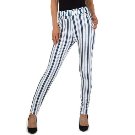 Damen Chinos von Holala - whiteblue