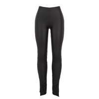Damen Leggings in Lederoptik von  - black