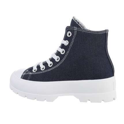 Damen High-Sneakers - jeansblue Gr. 39