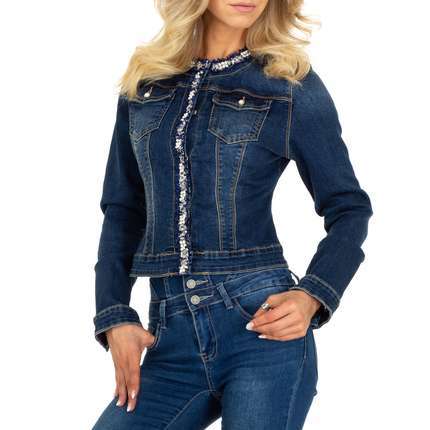 Damen Jeansjacke von M.Sara Gr. XL/42 - blue