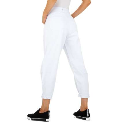 Damen High Waist Jeans von M.Sara - white