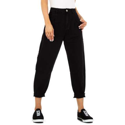 Damen High Waist Jeans von M.Sara Gr. XS - black
