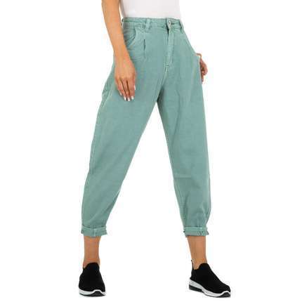 Damen High Waist Jeans von M.Sara - LT.green