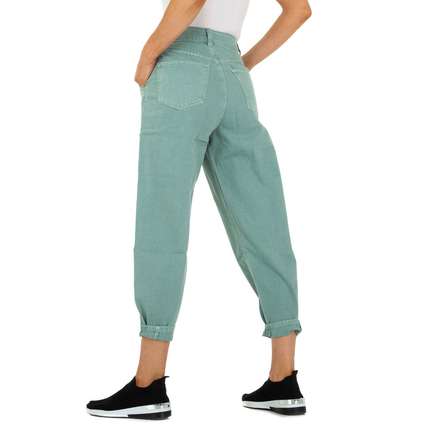 Damen High Waist Jeans von M.Sara - LT.green