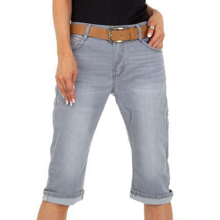 Damen Capri-Jeans von Miss Curry Gr. 34 - grey
