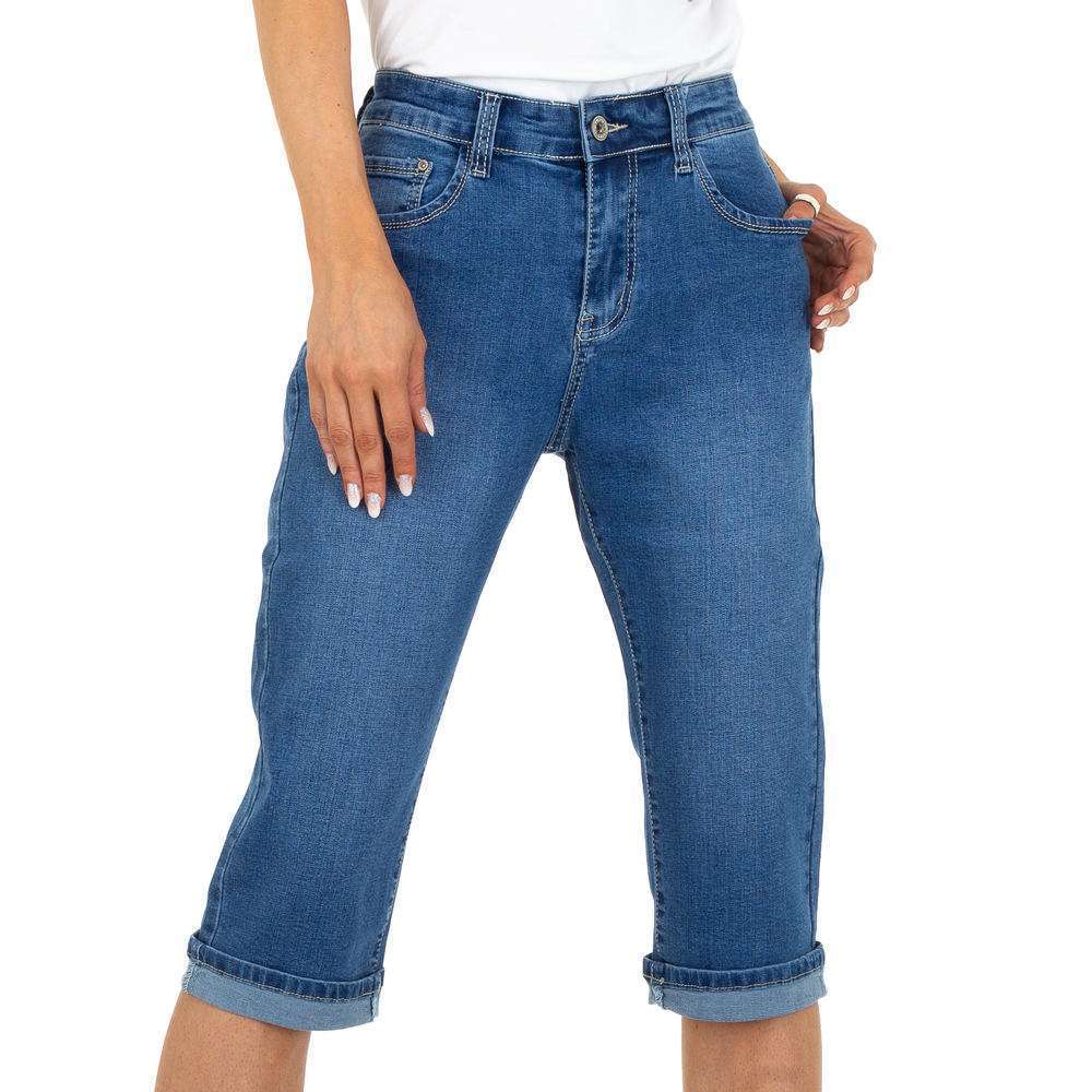 Blugi Capri pentru femei marca R-Ping Jeans - albastră