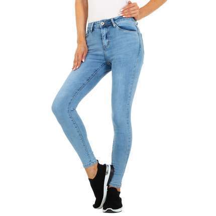 Damen Skinny Jeans von M.Sara Gr. 27 - blue