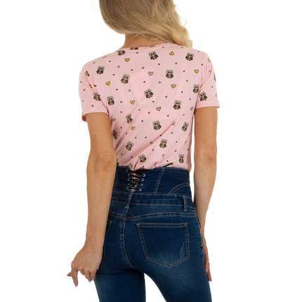 Damen T-Shirt von Glo Story - rose