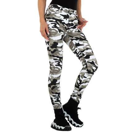 Damen Skinny Jeans von M.Sara - camouflage