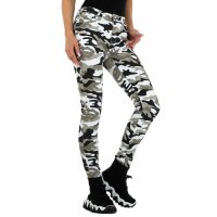 Damen Skinny Jeans von M.Sara - camouflage