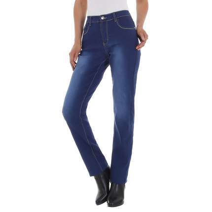 Damen Straight Leg Jeans von Miss Cherry Gr. 32 - blue