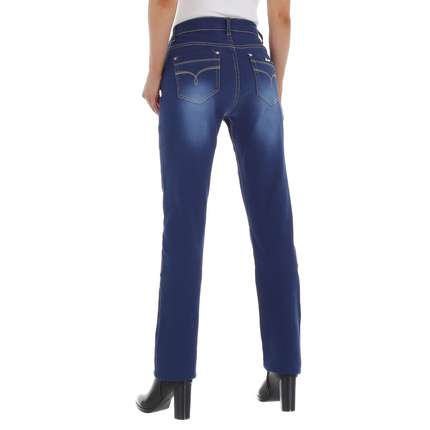 Damen Straight Leg Jeans von Miss Cherry Gr. 32 - blue