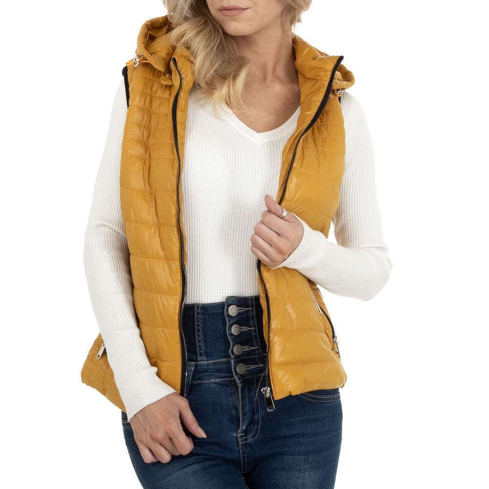 Jachetă de toamnă - primăvară pentru damă Weste marca Ature - galben - image 5