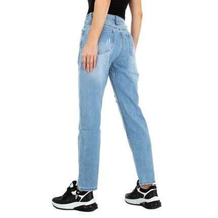 Damen High Waist Jeans von Colorful Premium - blue