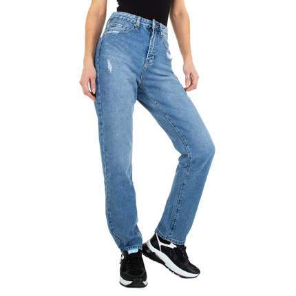 Damen High Waist Jeans von Colorful Premium - blue