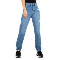 Damen High Waist Jeans von Colorful Premium - blue