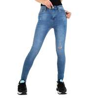 Damen Skinny Jeans von Colorful Premium - blue