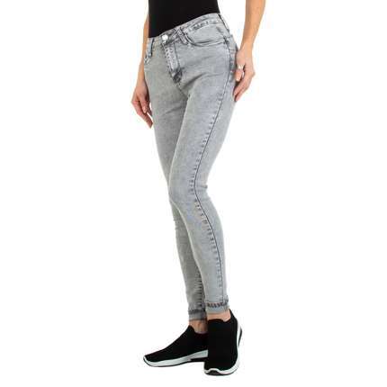 Damen High Waist Jeans von Colorful Premium - grey