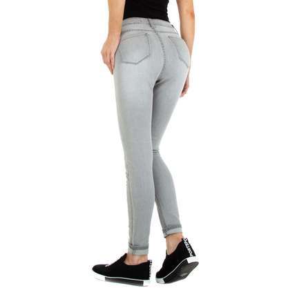 Damen High Waist Jeans von Colorful Premium - grey