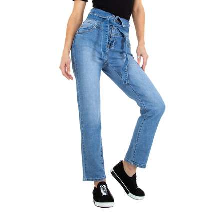 Damen High Waist Jeans von Colorful Premium - blue