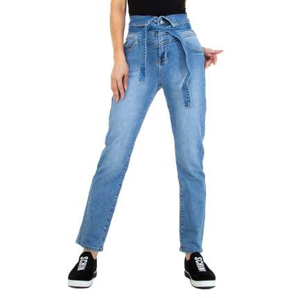 Damen High Waist Jeans von Colorful Premium Gr. L/40 - blue