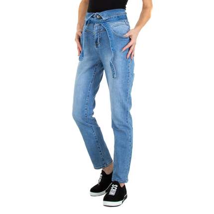 Damen High Waist Jeans von Colorful Premium Gr. L/40 - blue