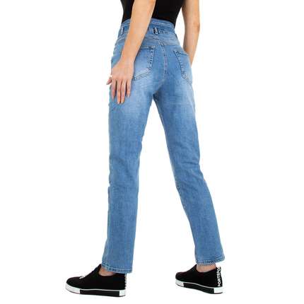 Damen High Waist Jeans von Colorful Premium Gr. L/40 - blue