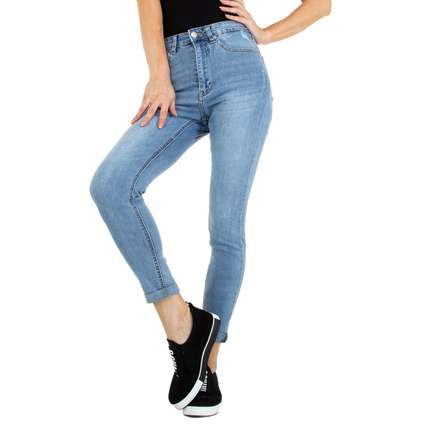 Damen High Waist Jeans von Colorful Premium - blue