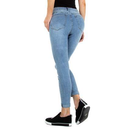 Damen High Waist Jeans von Colorful Premium - blue