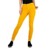 Damen Skinny Jeans von Colorful Premium - yellow