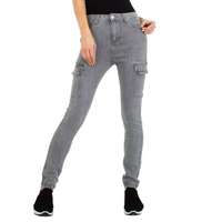 Damen Skinny Jeans von Colorful Premium - grey