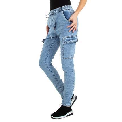 Damen Relaxed Fit Jeans von Jewwely - blue