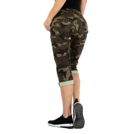 Damen Capri-Jeans von Colorful Premium - armygreen