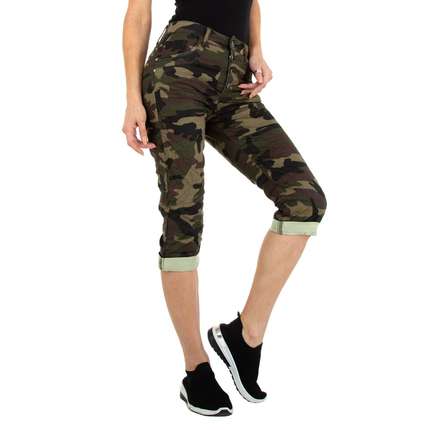 Damen Capri-Jeans von Colorful Premium - armygreen