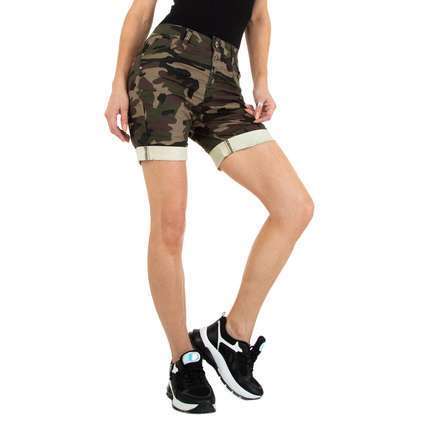 Damen Freizeitshorts von Jewwely - armygreen