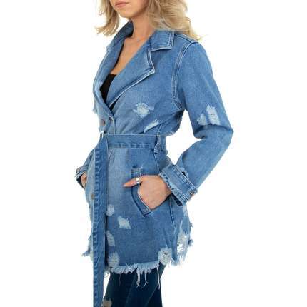 Damen Jeansjacke von Colorful Premium Gr. S/36 - blue